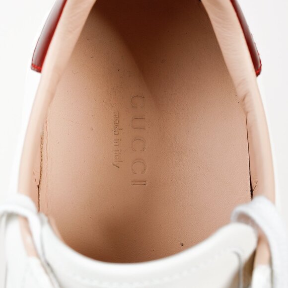 Gucci Ace White Leather Platform Sneakers - Picture 10 of 12
